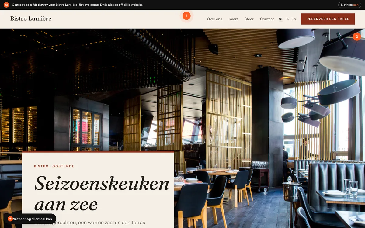 Notities bij elk onderdeel