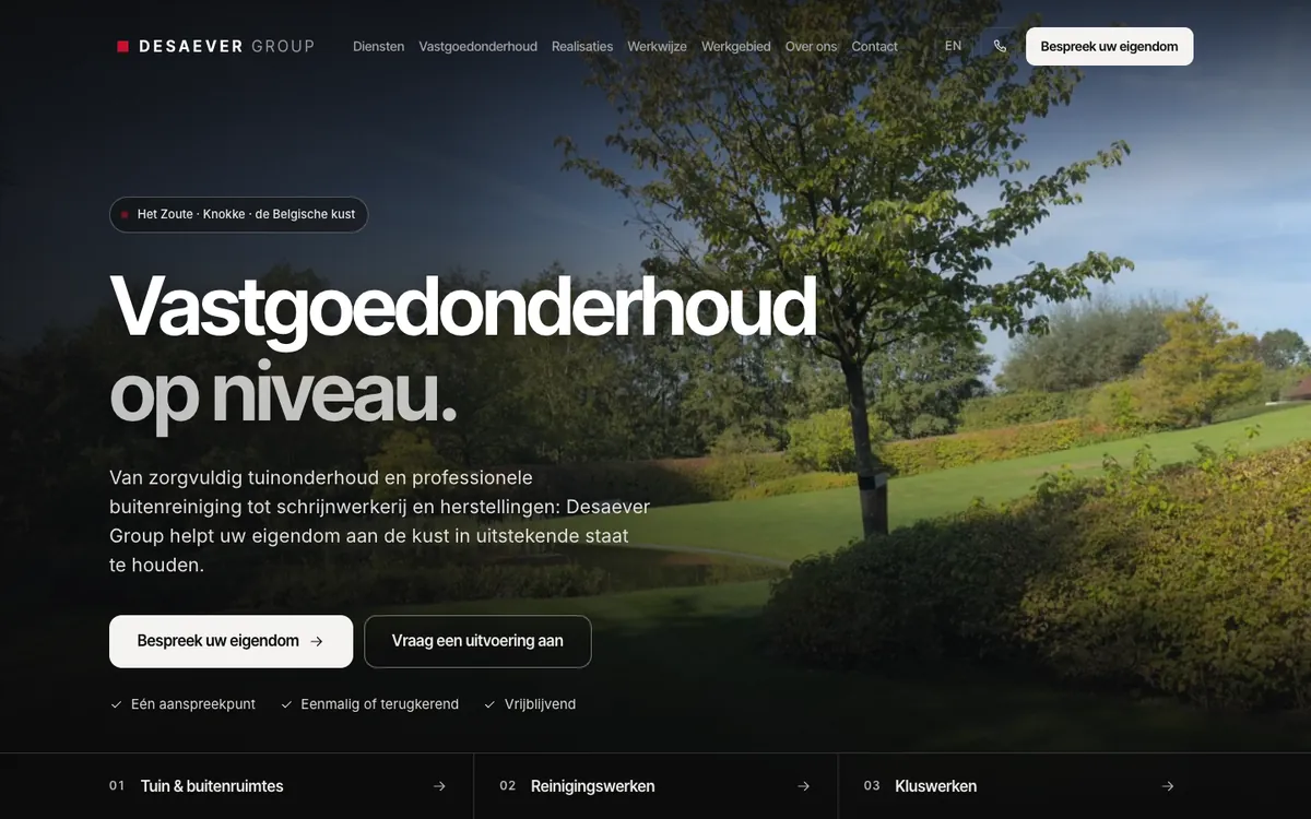 Website van Desaever Group